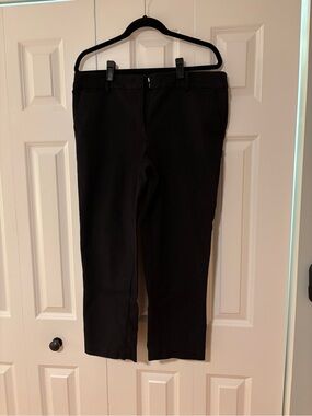LOFT Riviera Slim Black Pants